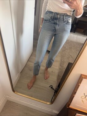 Frame Le Sylvia High-Rise Light Blue Women's Jeans